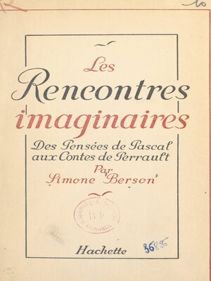 cover image of Les rencontres imaginaires